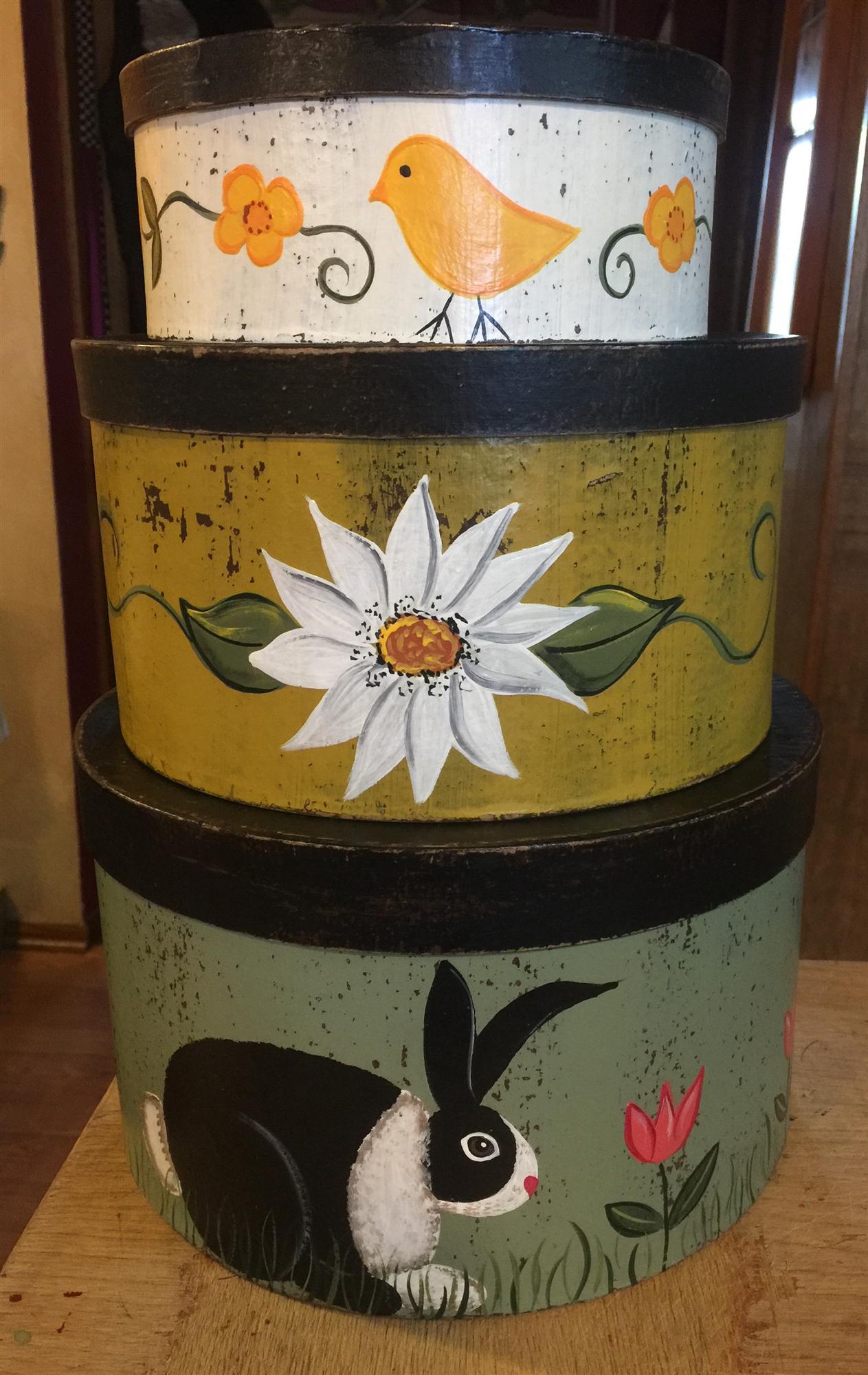 spring stacking boxes